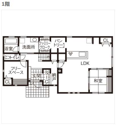 3000万円アエラホーム間取り1階