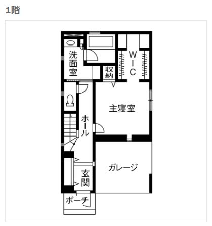 3000万円アキュラホーム間取り1階