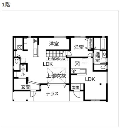 3000万円タマホーム間取り1階