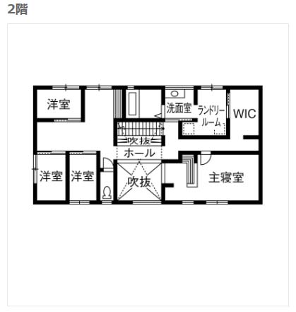 3000万円タマホーム間取り2階