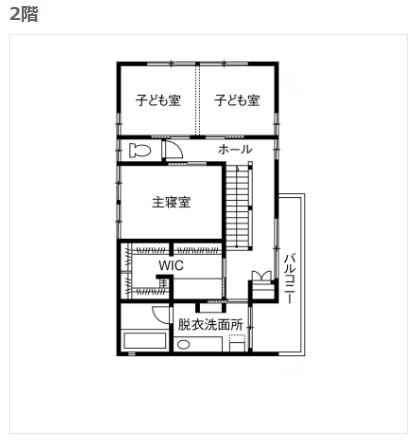 4000万円積水ハウス間取り2階