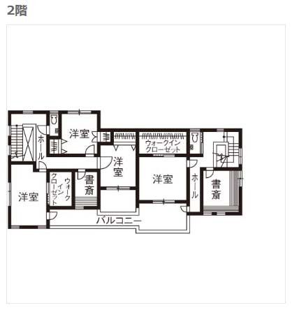 4000万円タマホーム間取り2階