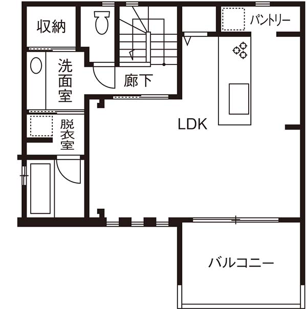 アイ工務店2000万円台間取り2階