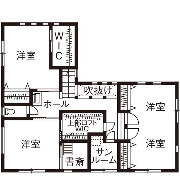 アイ工務店3000万円台間取り2階