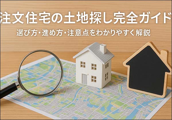 注文住宅土地探し