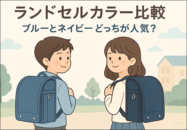 2026年版 ブルーとネイビーのランドセルはどっちがおすすめ？