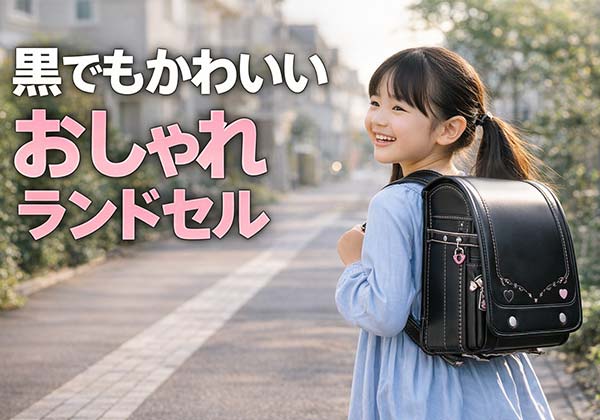 【2027年版】女の子の黒ランドセルは後悔する？おしゃれで人気の理由とおすすめモデル