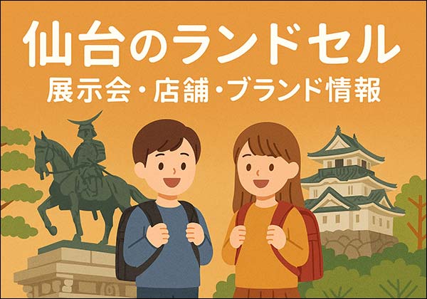 仙台で開催されるランドセル展示会・百貨店・ショールーム情報