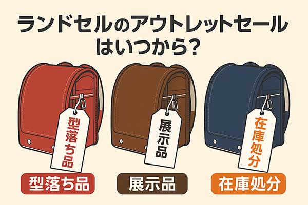 2026年版 ランドセルのアウトレットセールはいつから？