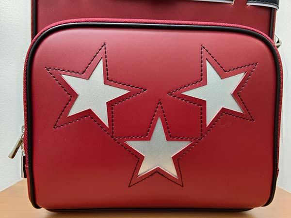 ララちゃんランドセルのデザイン例｜星柄デザインのかわいいランドセル